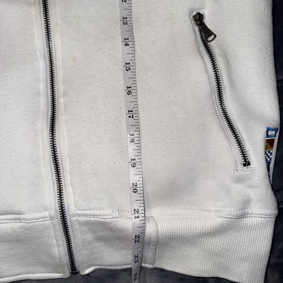 Compagnie Du Ponant Full Zip Yacht Club Nautical White Jacket Embroidery Sz S - Picture 10 of 12